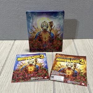 Borderlands 3 Limited Edition Psycho Bandit Steelbook Case & Manual Only NO GAME